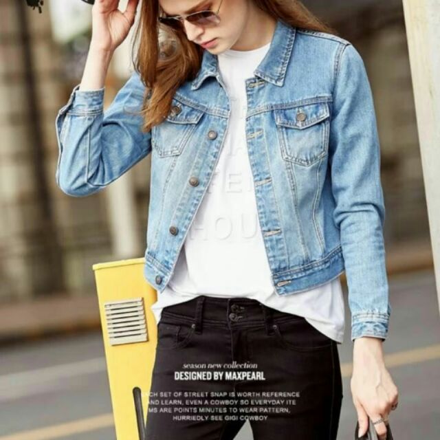 shopee denim jacket