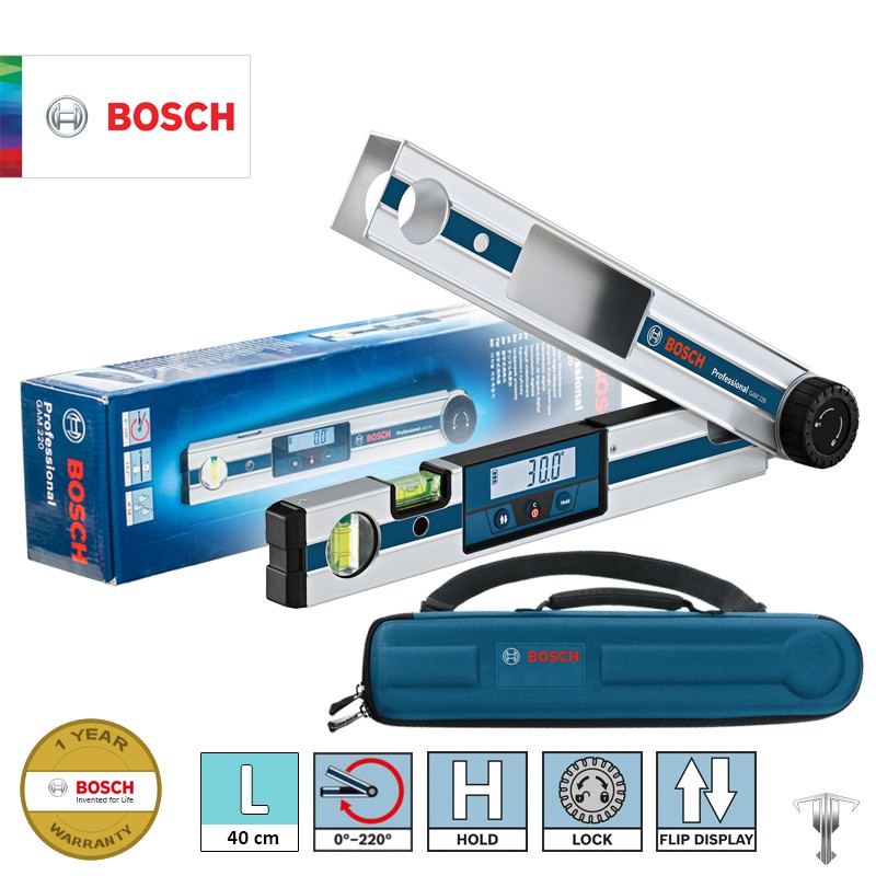 Bosch Gam 2 Professional Digital Angle Measurer Measuring Tool Shopee Philippines