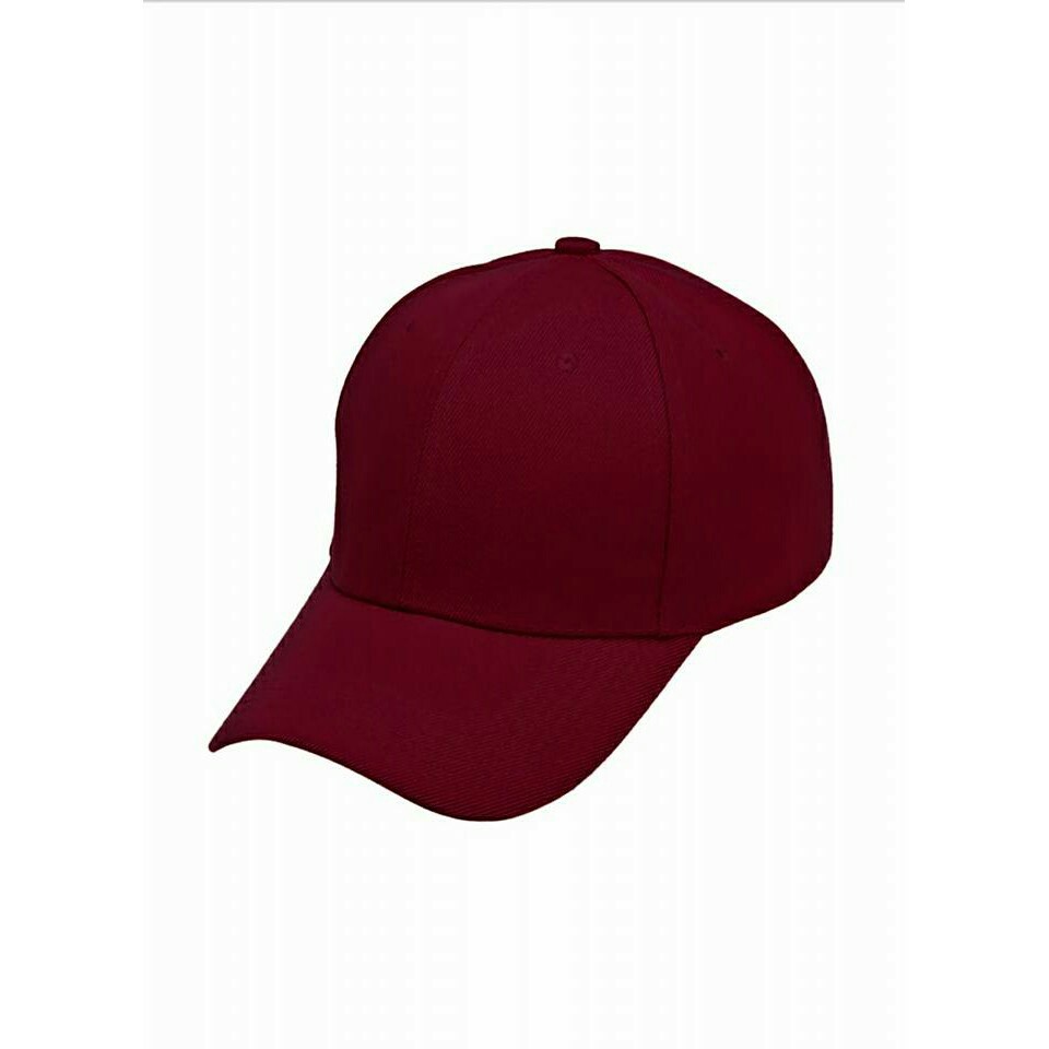 maroon cap