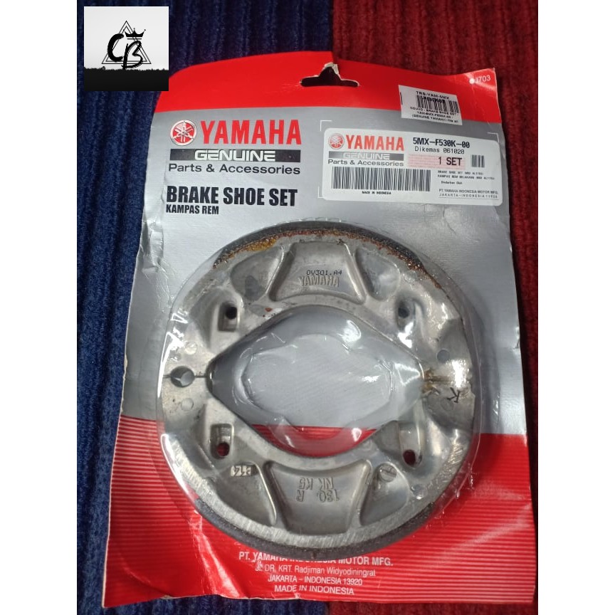 YAMAHA Brake Shoe (Soul I 125/GT, M3, Sporty, Sniper, Aerox, Nouvo ...