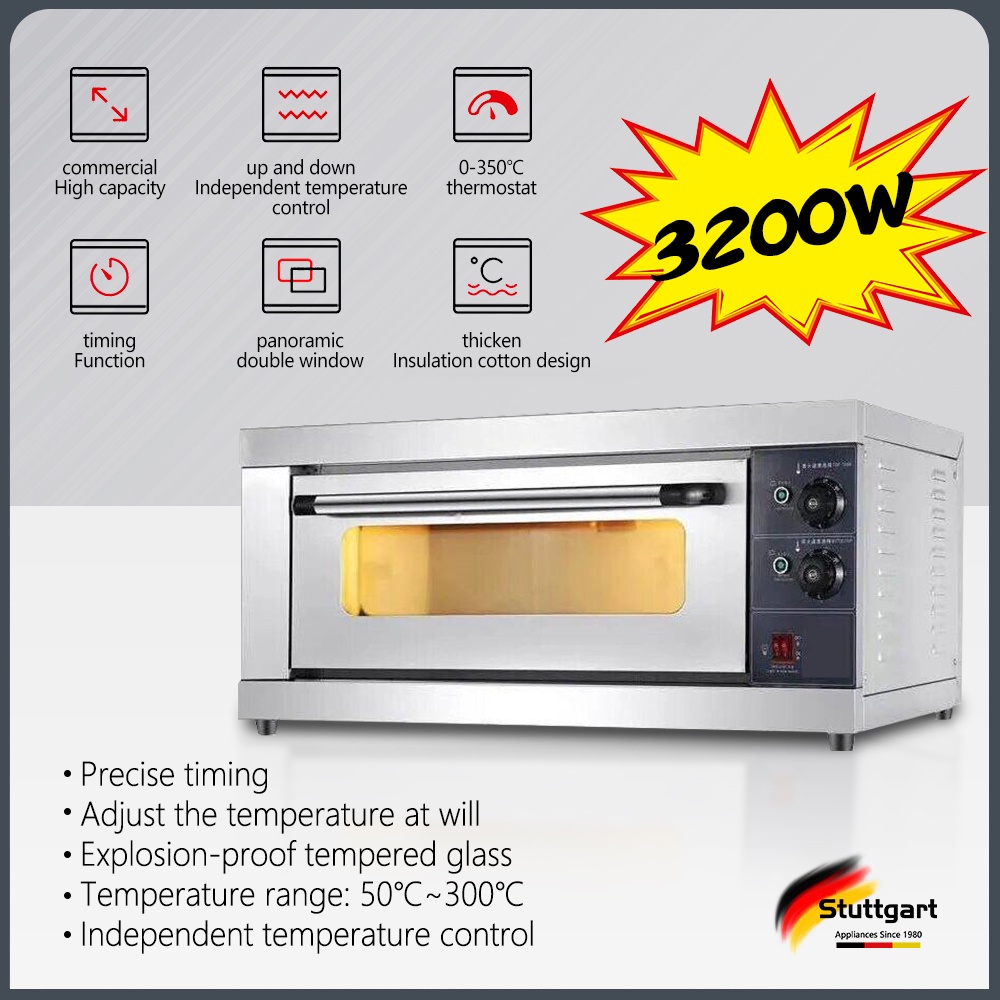 Commercial oven 3200W large capacity automatic 60L large oven with