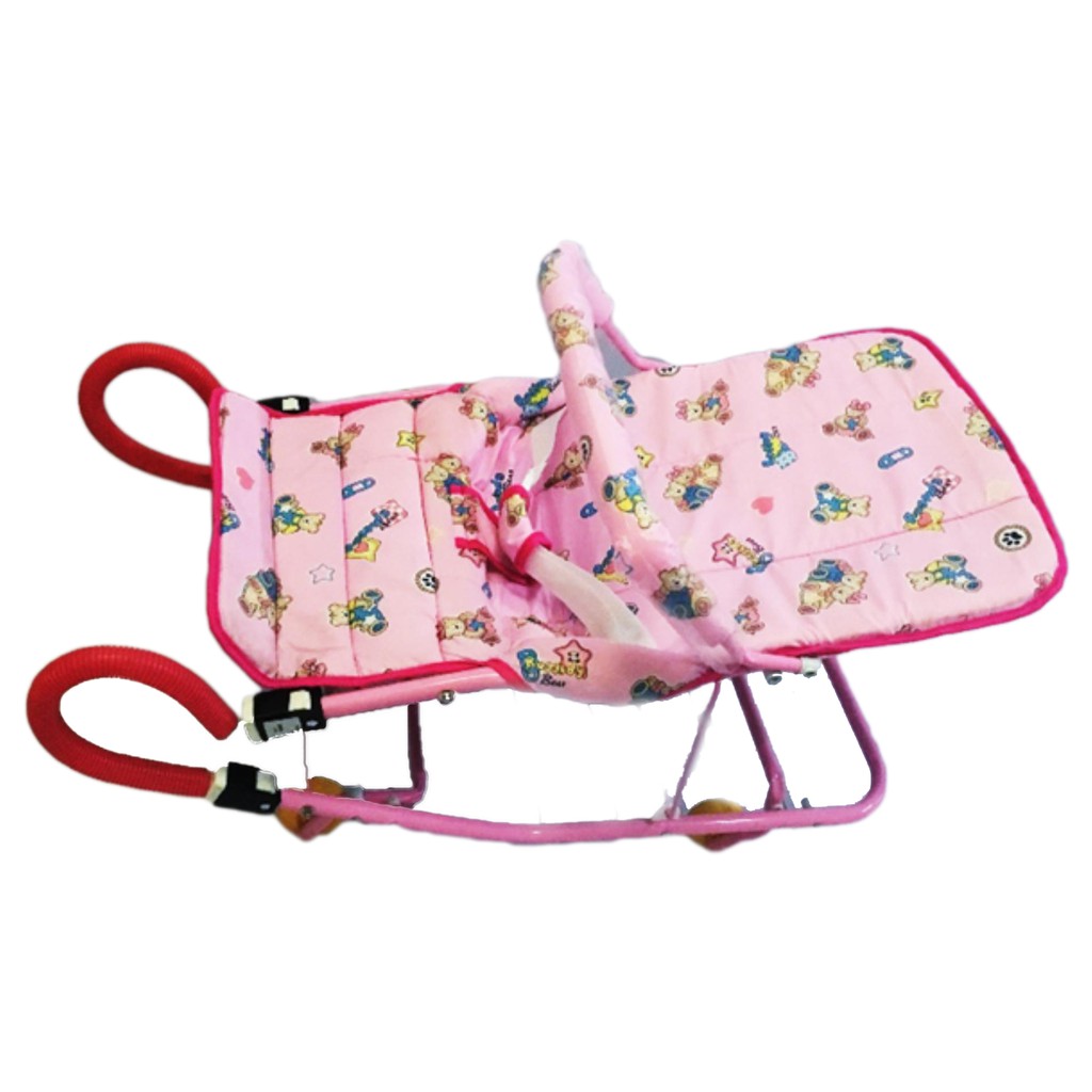 pink baby rocker