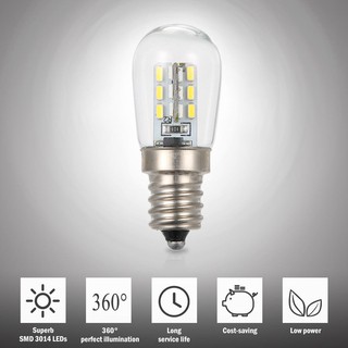 AC220V LED Mini Refrigerator Light Fridge Lamp E12 Bulb Base Socket Holder #1