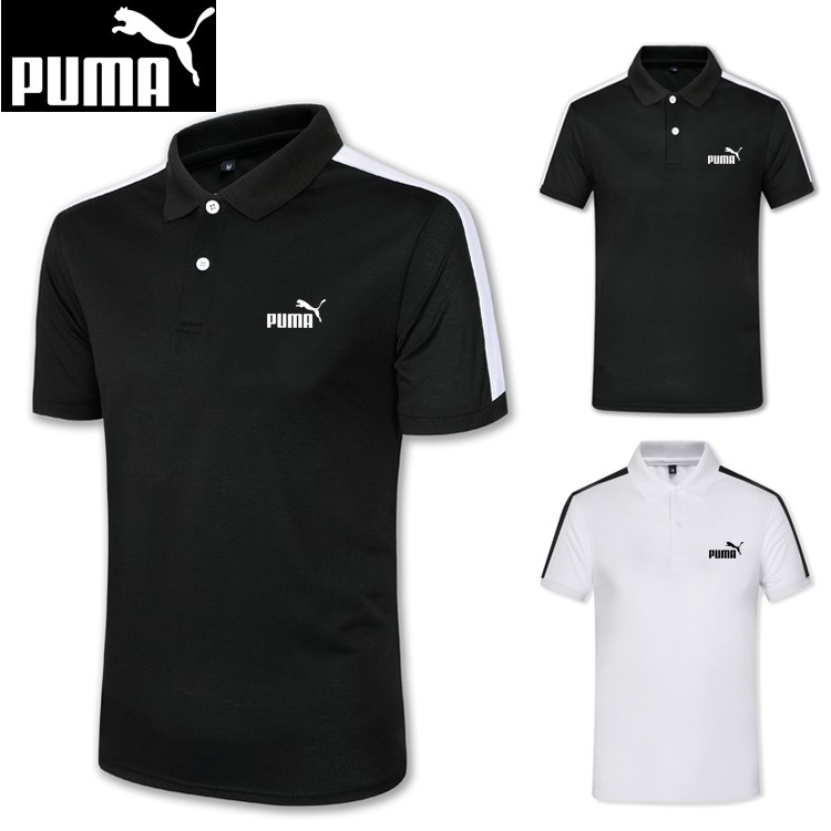 Summer Puma Short Sleeve Polo Shirt Tee 