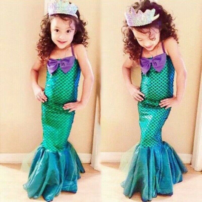 little girl mermaid style dresses