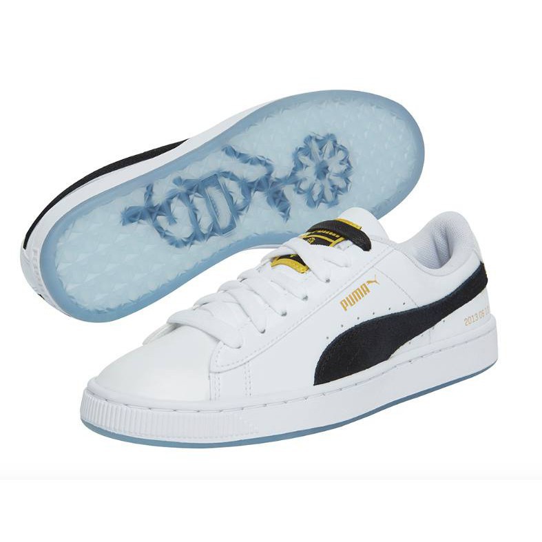 puma patent sneaker white