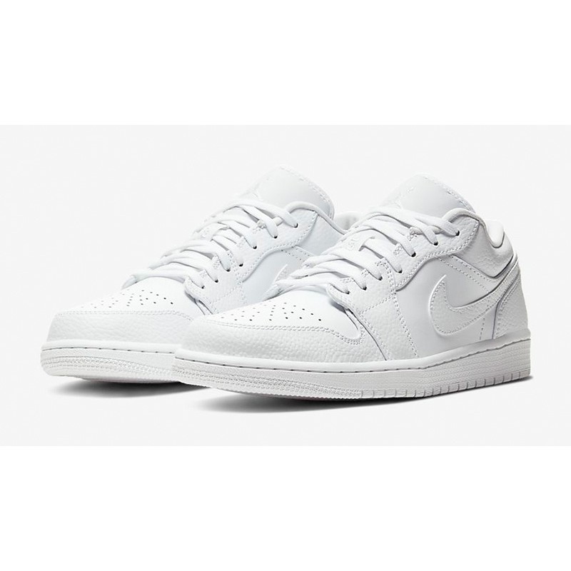 dunk low triple white