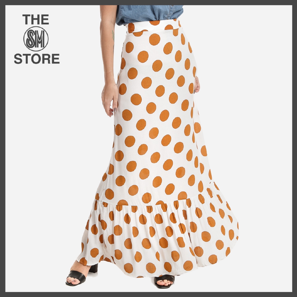 polka dot maxi skirt forever 21