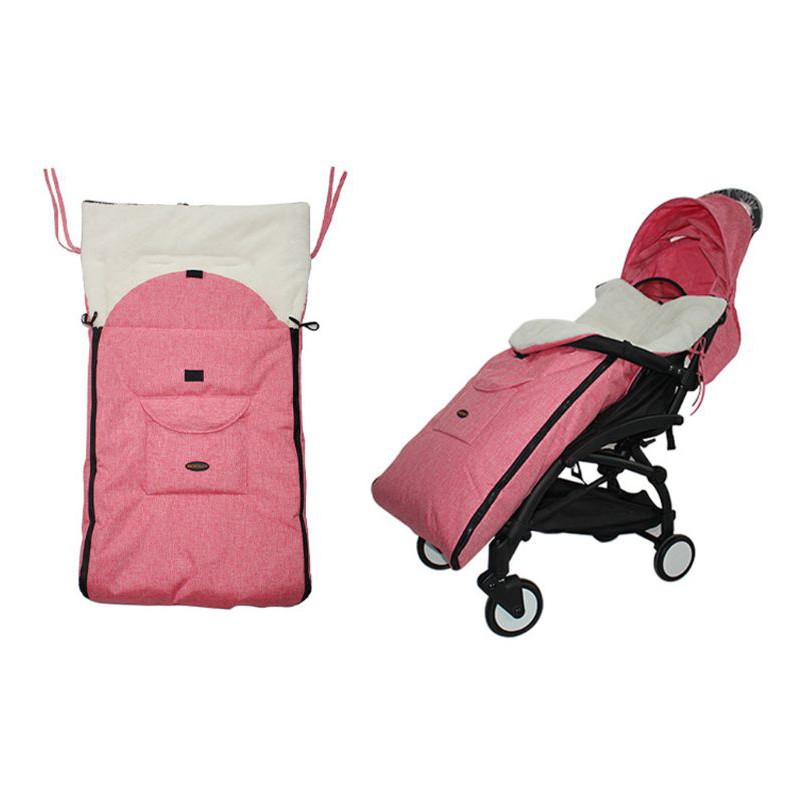pink footmuffs for prams