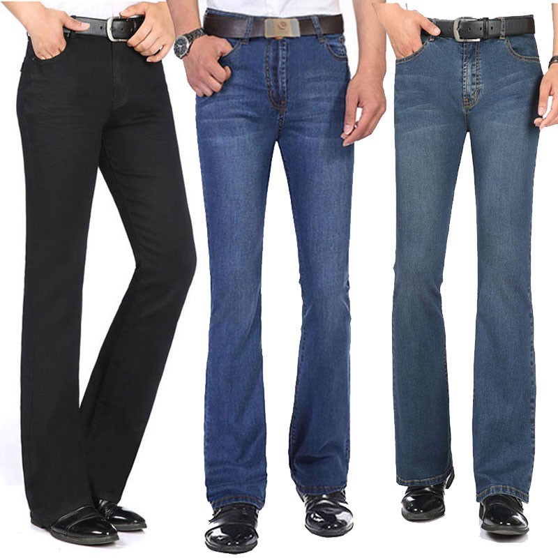 mens skinny flare jeans