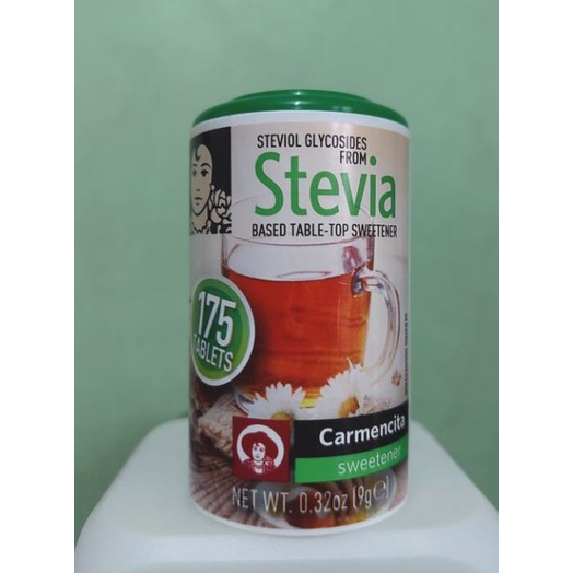 Carmencita Stevia Based TableTop Sweetener 175 tablets Shopee