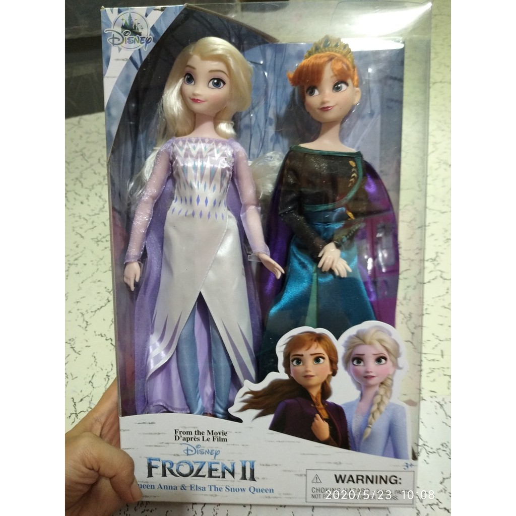frozen anna elsa doll set