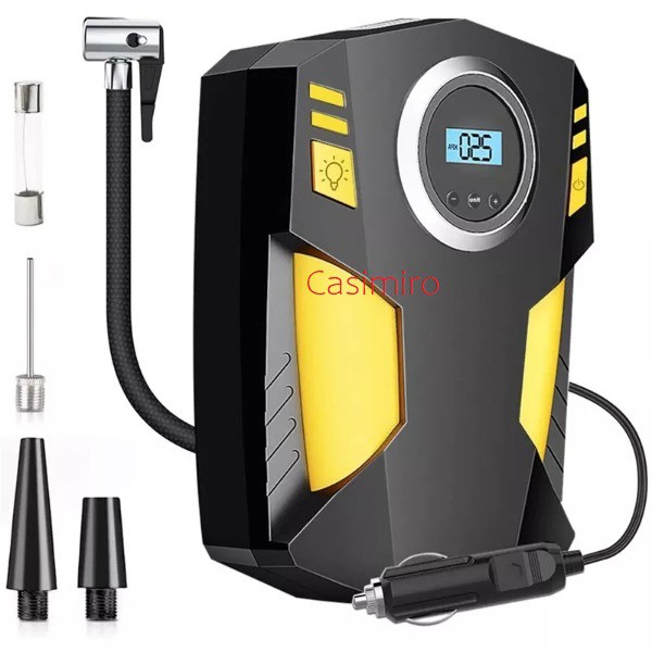 Digital Tire Inflator DC 12 Volt Car Portable Air Compressor ...