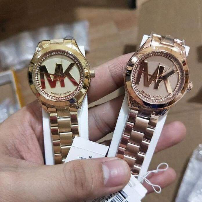 mk watch with mk logo