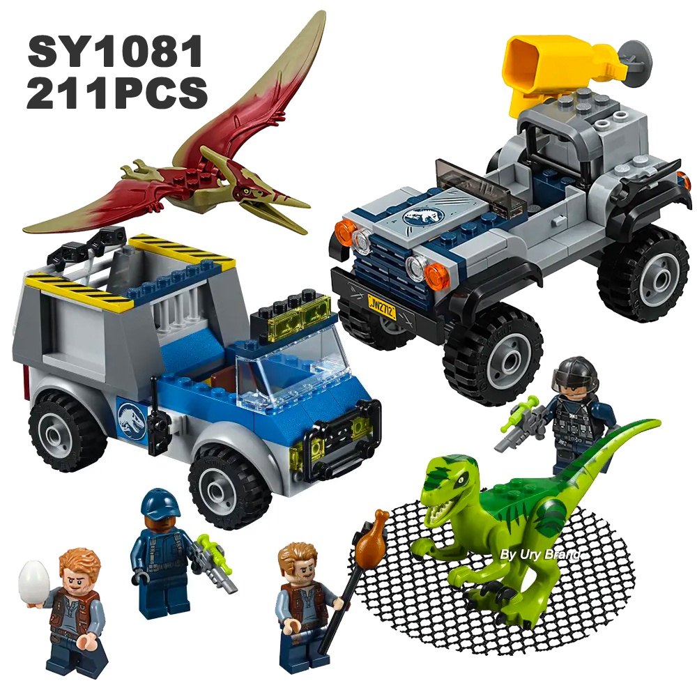 Compatible Lego Jurassic 2 Building Blocks World Dinosaurs Figures