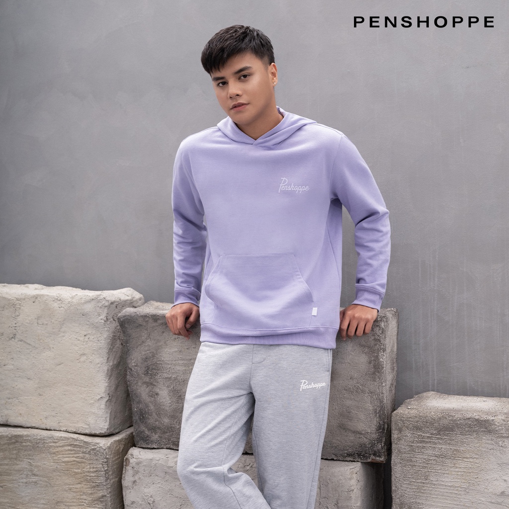 Relaxed Fit Hoodie With Front And Back Branding Print For Men