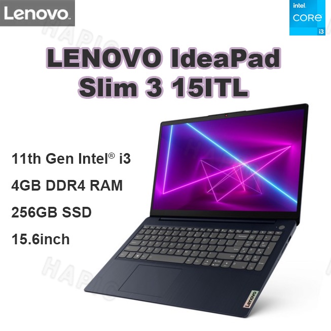 Lenovo Idea Pad Slim3-15ITL 3D Laptop 11th generation Intel® core i3-1115G4  (windows not preinstalled) | Shopee Philippines