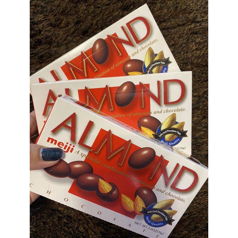 SALE ‼ Japan Meiji Almond Chocolates 74g Box Shopee Philippines