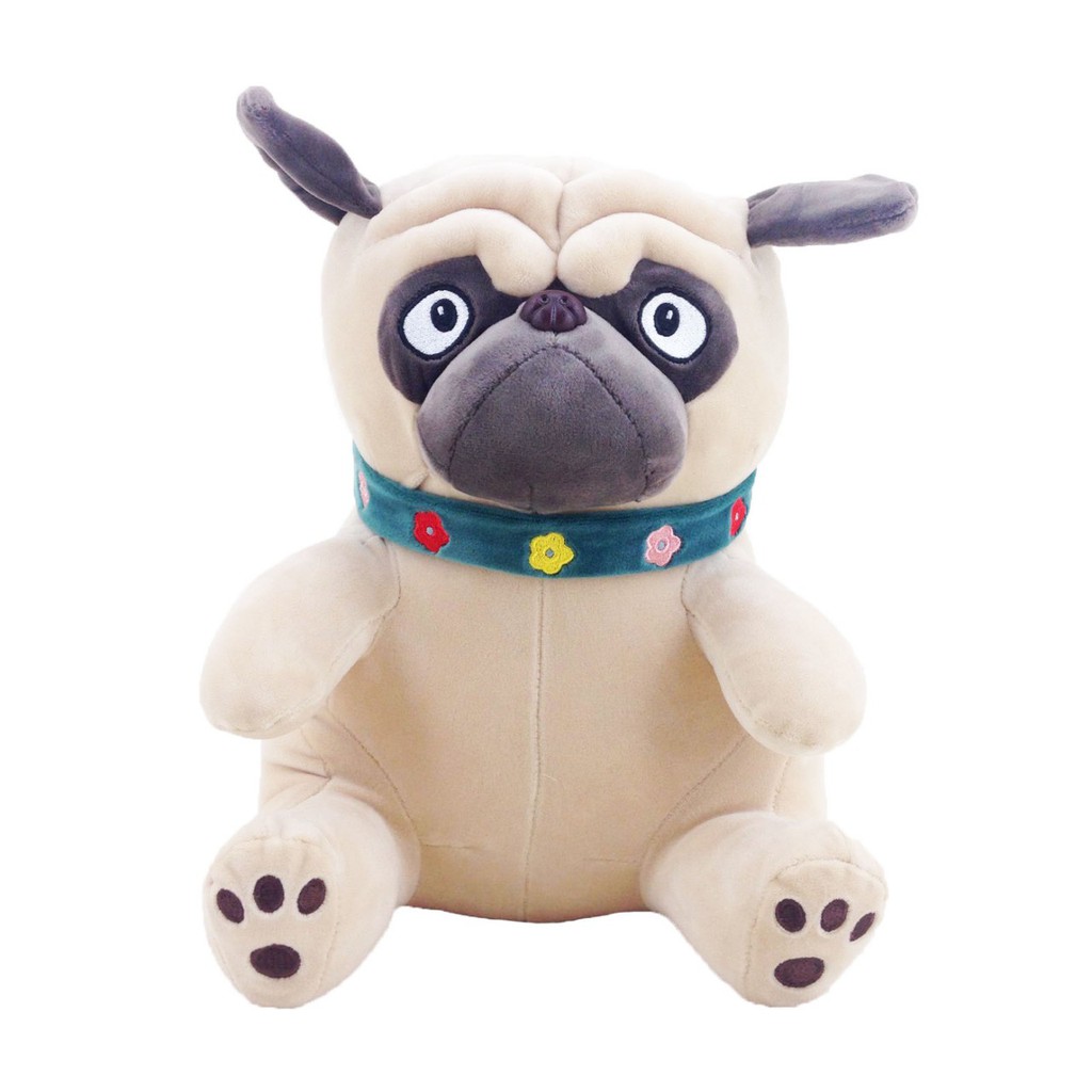 plush pug dog