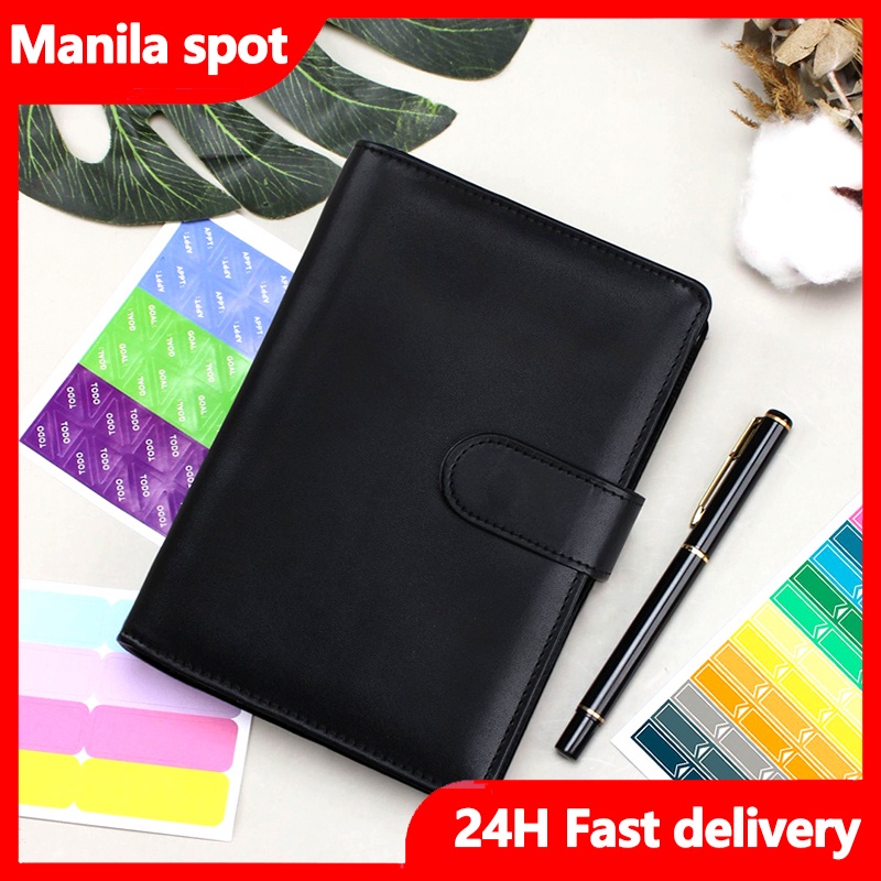 A5 Binder Macaron Notebook Office Storage Stationery Binder Notepad