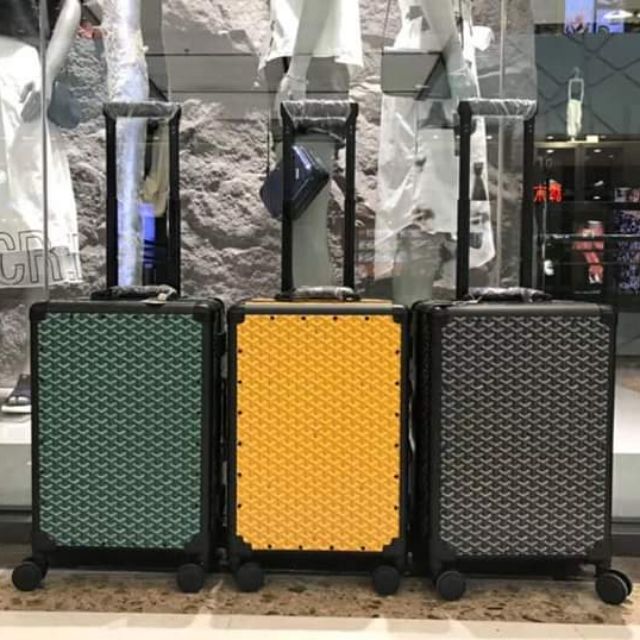 goyard travel bag trolley