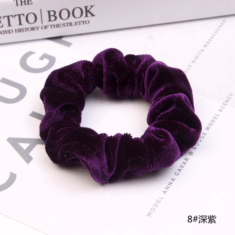 10 Color Hair Scrunchy Women Fashion Hair Ties Rope Scrunchie Hair