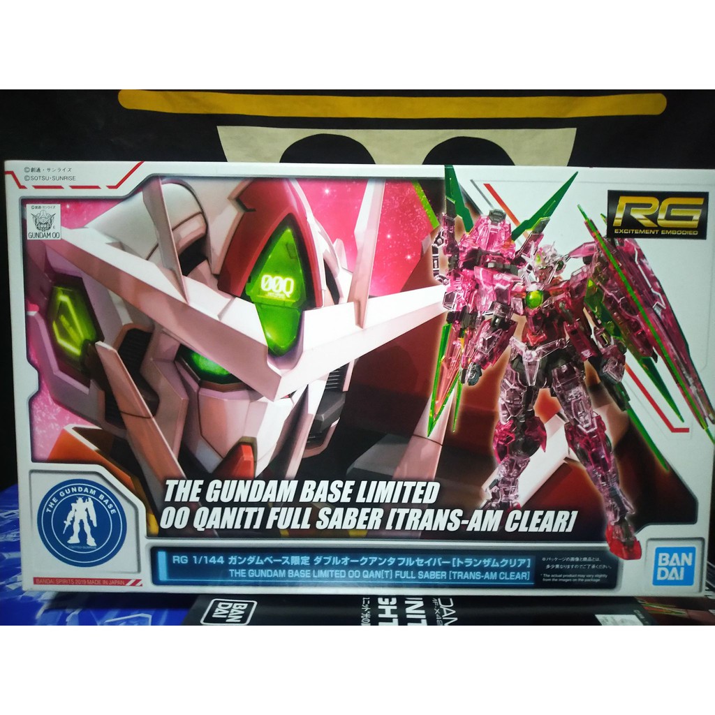 Rg 1 144 The Gundam Base Limited 00 Qan T Full Saber Trans Am Clear