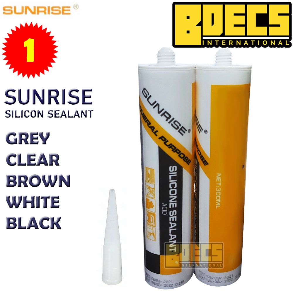 Sunrise Silicon Sealant High Quality 300ml (1pc) Shopee Philippines