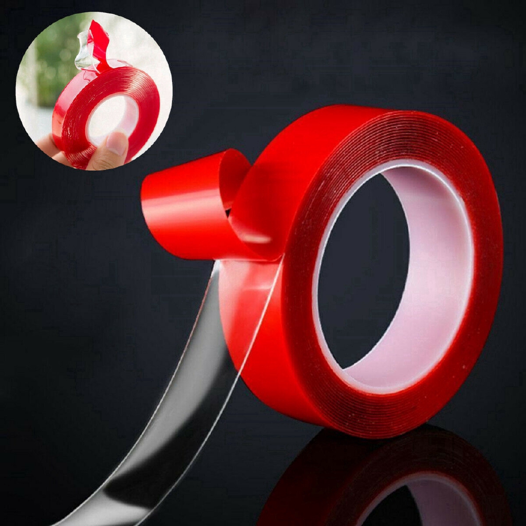 3m Transparent Double Sided Tape Household Wall Hangings Phone Repair Super Sticky Adhesive Tape Shopee Philippines