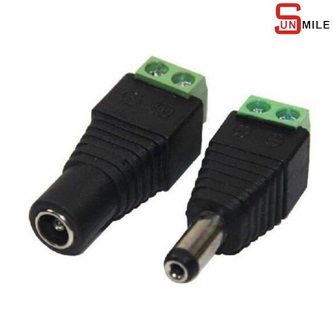 10x 5.5mm x 2.1mm dc power supply jack plug socket female panel mount connect Hs