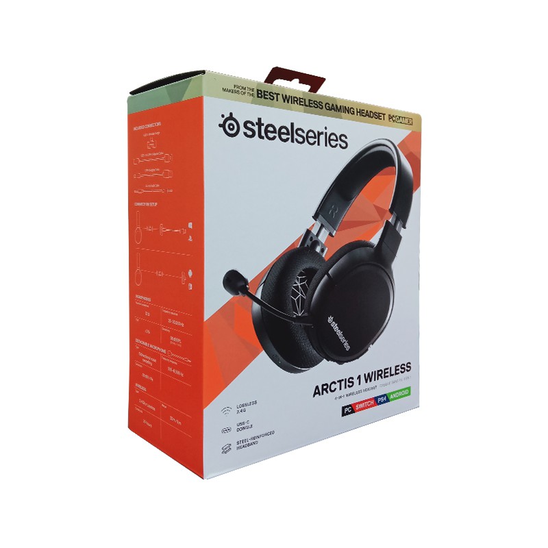 Steelseries Arctis 1 Wireless 4 In 1 Gaming Headset Multi Platform Clearcast Noise Cancelling Shopee Philippines
