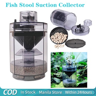 Fish Stool Suction Collector Aquarium Fish Manure Separator Fish Tank Filter Waste Remover