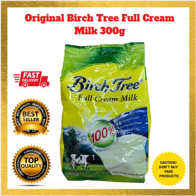 Original Birch Tree Full Cream Milk 300g Shopee Philippines