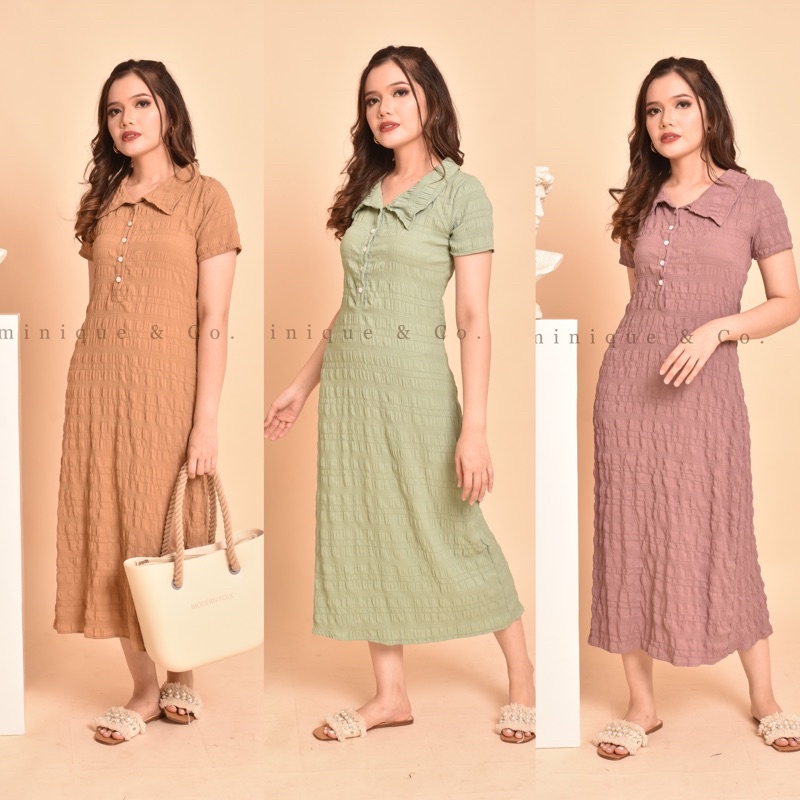 Jade Polo T-Shirt Midi Dress | Shopee Philippines