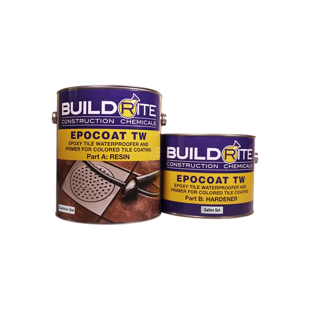 BUILDRITE EPOCOAT TW Epoxy tile waterproofer and primer for colored