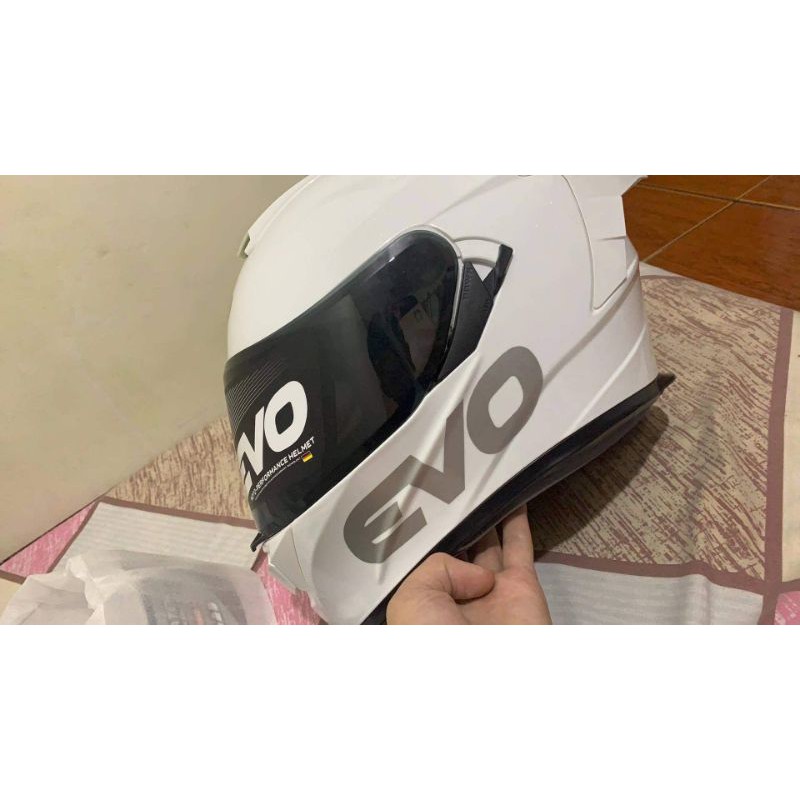 Evo Helmet Gt Pro Pearl White Size Xl Shopee Philippines