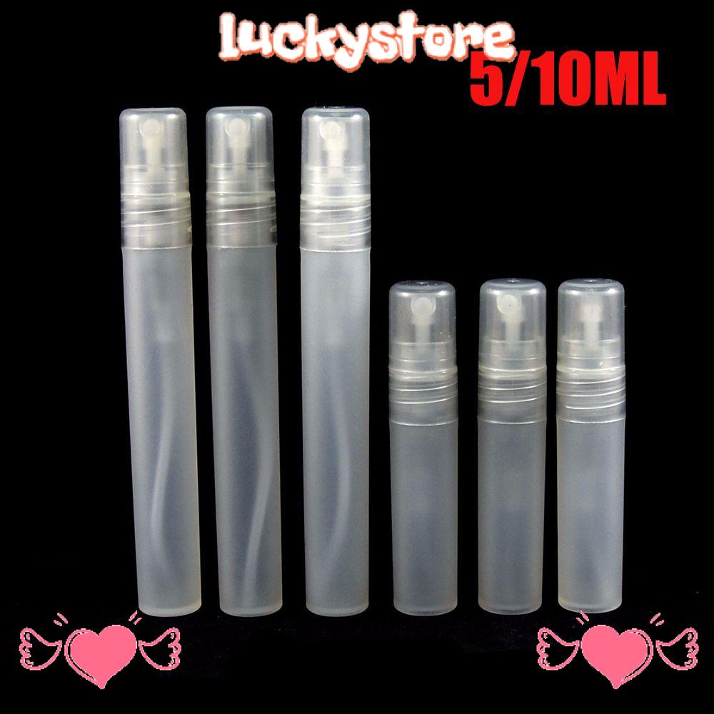 LUCKY Empty Spray Bottles Clear Travel Squeeze Cosmetic Containers
