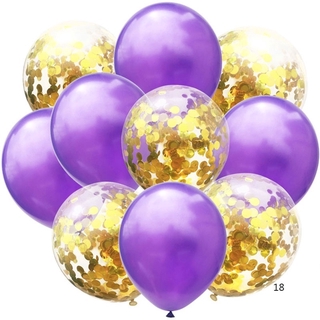 1 Set Metallic Confetti Balloon Birthday Party Decorations Balloons Wedding Party Supplies Needs #4