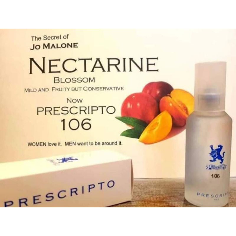 Prescripto New Jo Malone Nectarine Blossom Rx 106 Shopee Philippines