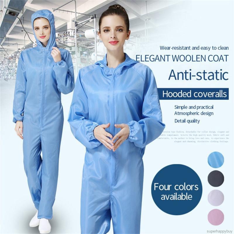 Reusable Protective Dustproof And Antistatic Isolated Jumpsuits