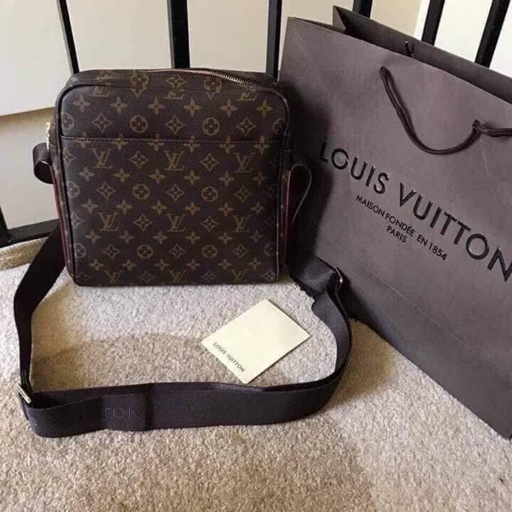 Authentic Quality Louis Vuitton LV Bag Men&#39;s Sling Bag, with Tag & Dust Bag, Size:12x8x3 inches ...