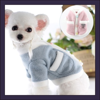 wangxing Pet Student Dress Pocket Design All-match Adorable Fashion Pet Dogs Coat Outfits Pet Accessories