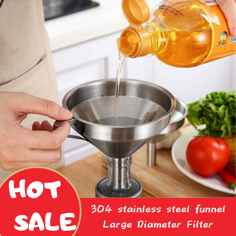 Kitchen Funnel for Filling Bottles, Kitchen Gadgets Cooking Oil Funnel