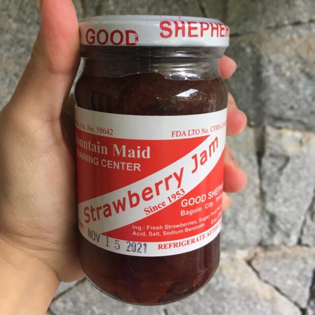 Strawberry Jam from Good Shepherd ) 490 grams expiry date june 30 2022