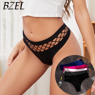 BZEL Sexy Thongs 7 Colors Women's Panties Waist Hollow Panty Breathable Comfortable G-Strings Underwear Sports Underpants Cozy Healthy Lingerie M-2XL
