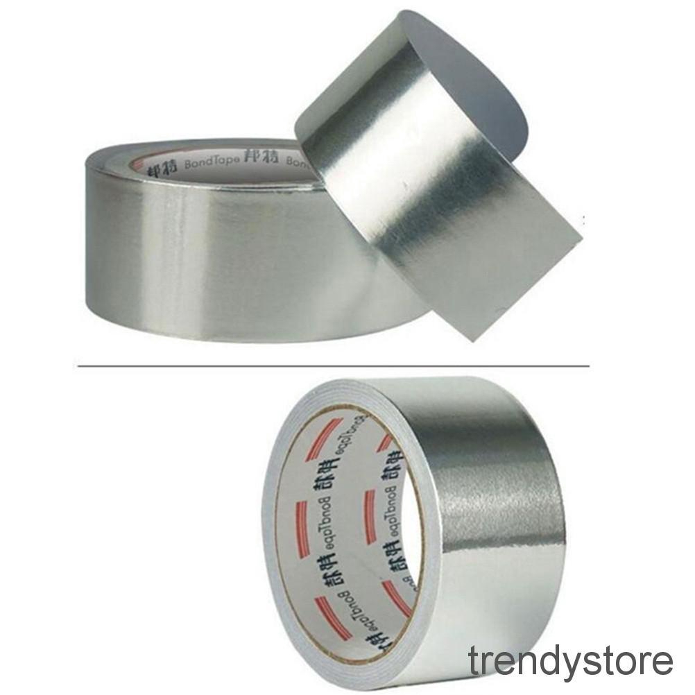 5cm*17m Aluminium Foil Adhesive Sealing Tape Thermal Resist Duct Repairs tool JK 