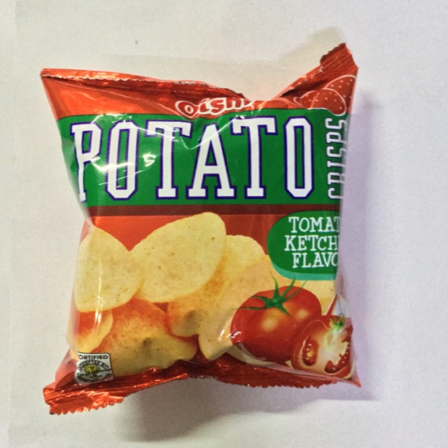 Oishi Potato Crisps Tomato Ketchup Flavor 18g Shopee Philippines