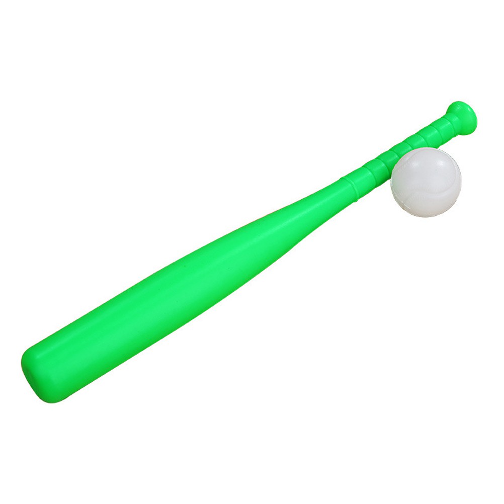 Green/Red/Yellow Plastic Sports Bat for Outdoor Playing Tomaibaby 3PCS Plastic Baseball Bats 