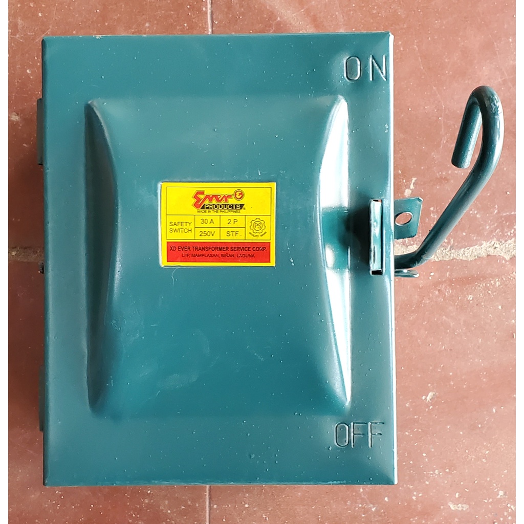 EVER SAFETY SWITCH FUSE BOX 30A2P250VSINGLE THROW Shopee Philippines