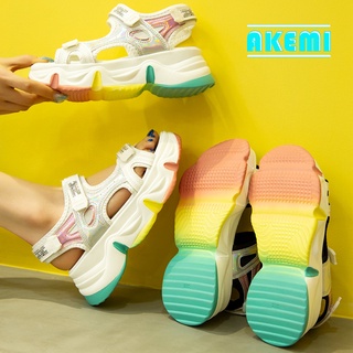New Fashion Korean Trendy Outdoor Summer Strap Sandals High Quality Women Sandals 2001